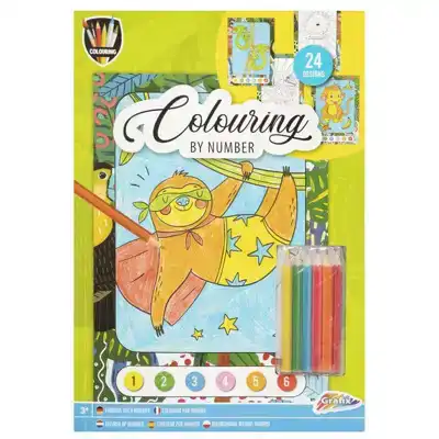 Colouring by number