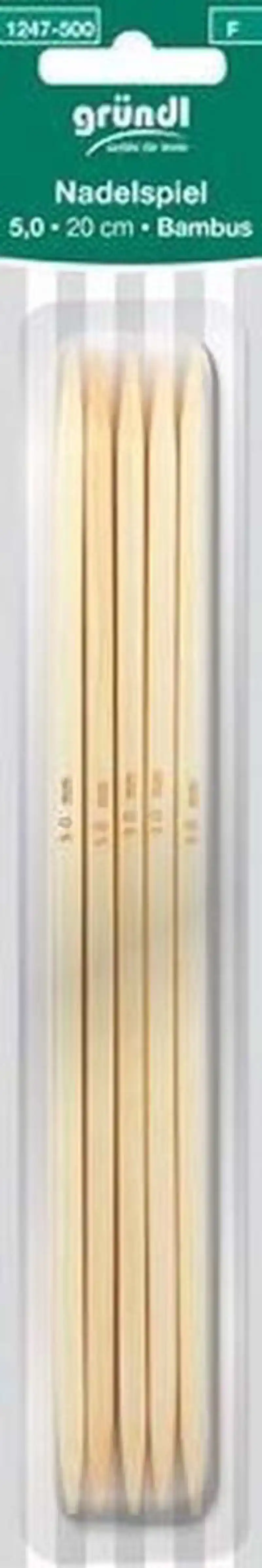 Breinaalden Bamboo 20cm 6mm