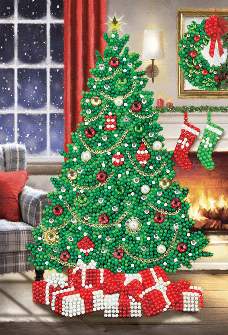 Crystal art notebook 18x26cm Twinkling tree