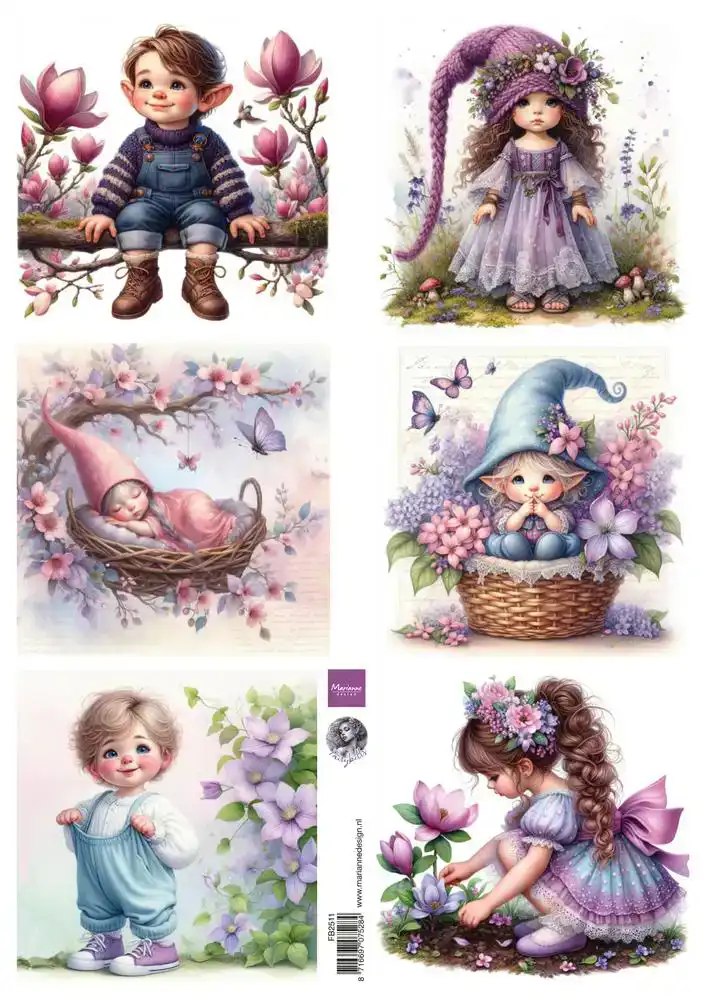 Marianne Design Knipvelset Magical Mini's & Garden