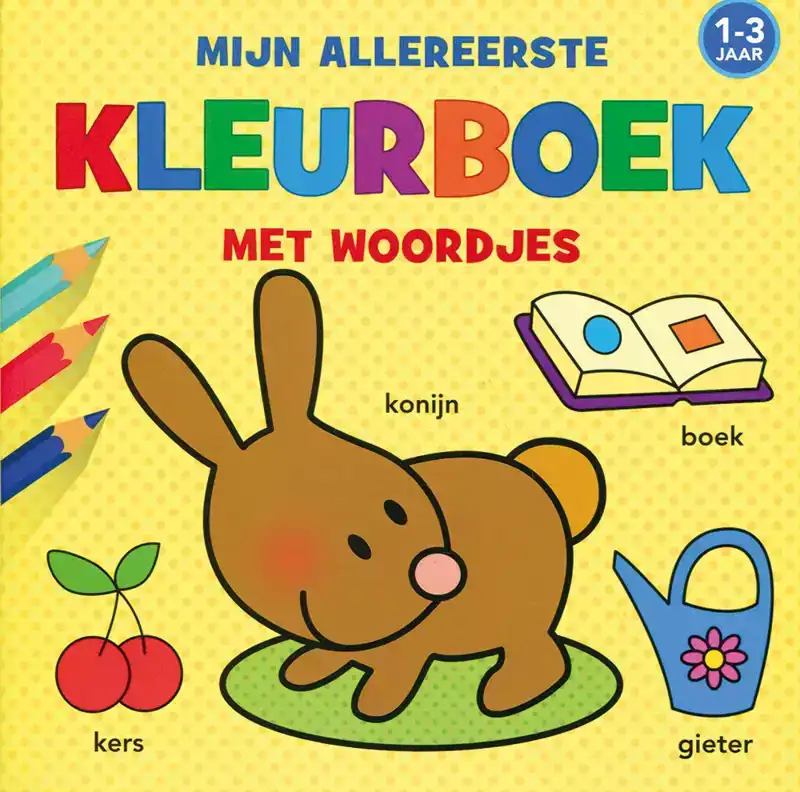 Mijn Allereerste Kleurboek met Woordjes