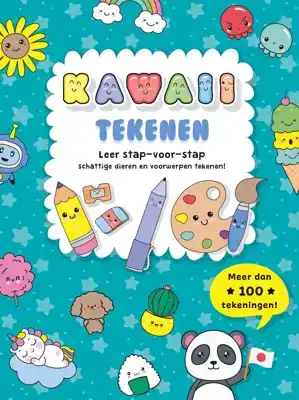 Kawaii tekenen - leer stap-voor-stap schattige dieren en voorwerpen tekenen