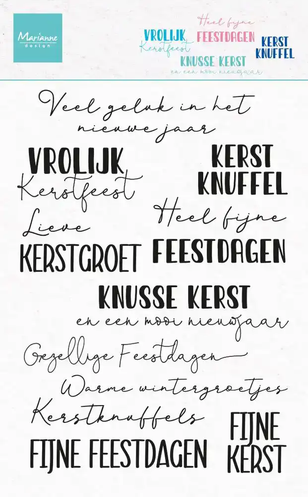 Marianne Design Stempel Lieve Kerst Groet