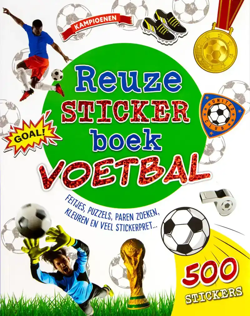 Reuze stickerboek voetbal