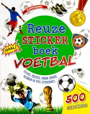 Reuze stickerboek voetbal