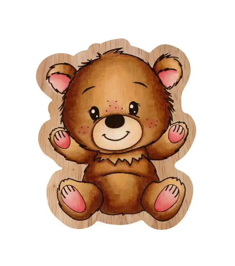 Creative Craftlab houten stempel Ted zittend
