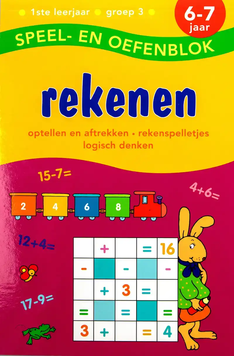 Speel en Oefenblok 6 tot 7 Jaar Rekenen