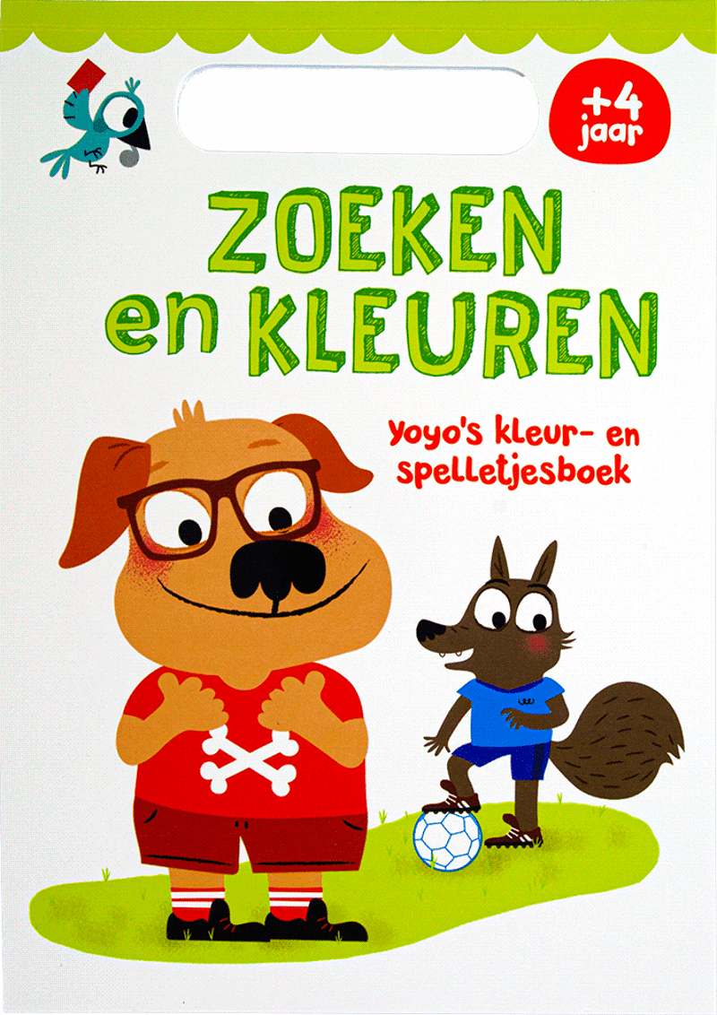 Zoeken en Kleuren 4+ Yoyo's kleur- en spelletjesboek