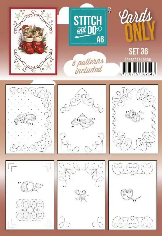 Stitch and Do Cards Only A6 Set 36