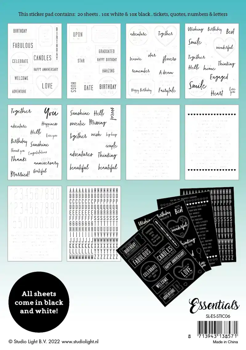 Sticker block sentiments nr6