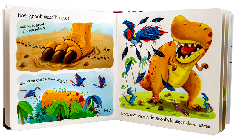 Wat vindt dinosaurus leuk?