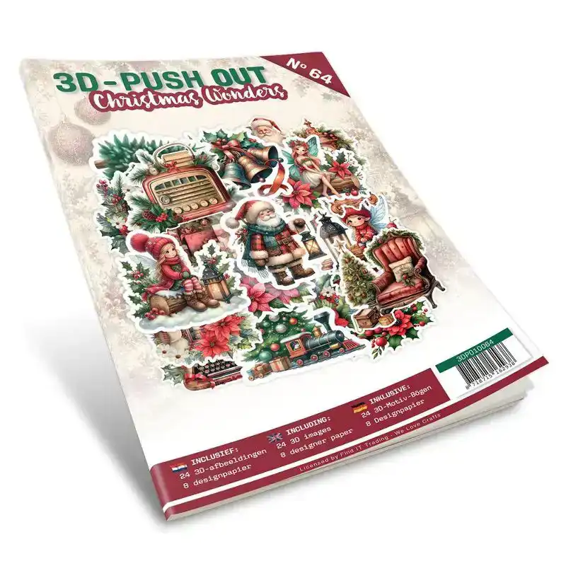 3D Push-Out Book 64 Christmas Wonders