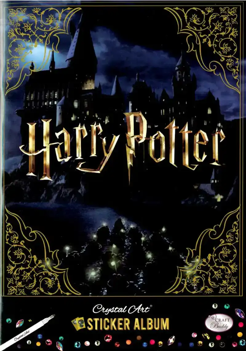 Harry Potter crystal art album incl 2 blind bags