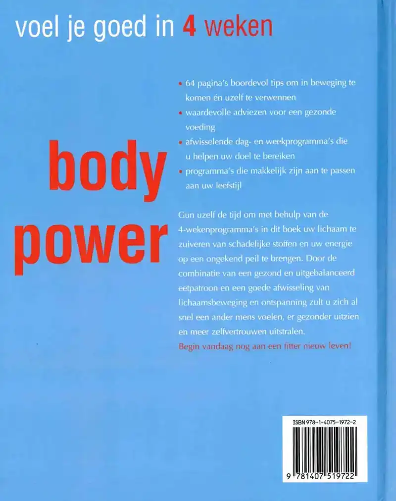 Voel je goed in 4 weken: Bodypower