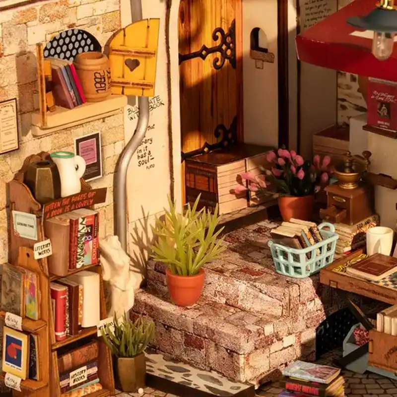 Rolife Corner Bookstore miniatuurhuisje
