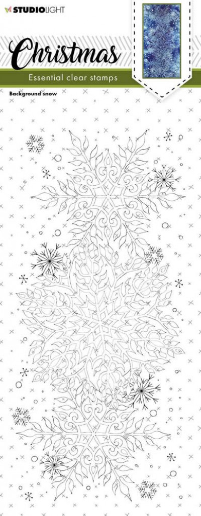 Studio Light Clear stamp Background snow - Christmas essentials 1 nr. 239