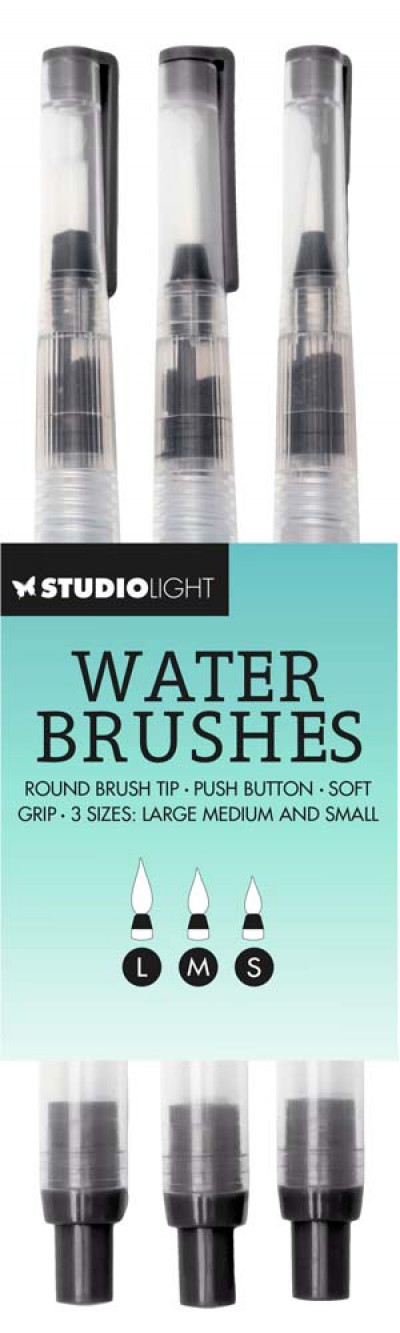 StudioLight waterbrush penselenset 3 stuks