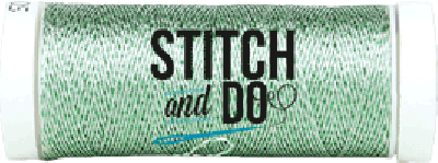 Stitch & Do borduurgaren sparkle zilvergroen