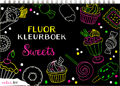 Fluor kleurboek Sweets