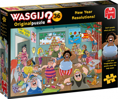 Legpuzzel Wasgij original 36 - goede voornemens! 1000 stukjes