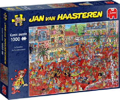 Legpuzzel Jan van Haasteren La Tomatina (1000 stukjes)