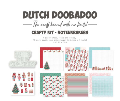 Dutch DooBaDoo Crafty Kit Notenkrakers 20x20cm