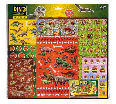 Dino Forever XL Super stickerset