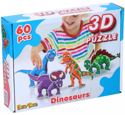 Puzzel 3D Dinosaurus 60st