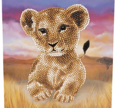 Crystal card kit Lion cub