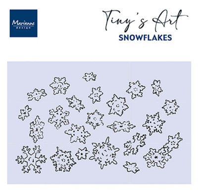 Marianne Design Clear Stamp Tiny's Art Snowflakes