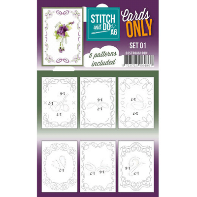 Stitch & cards only set A6 (6 stuks)