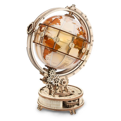 Mus heel Boek Robotime Luminous Globe - Houten bouwsets - Bouwpakketten - Creatieve hobby  | BoekenVoordeel