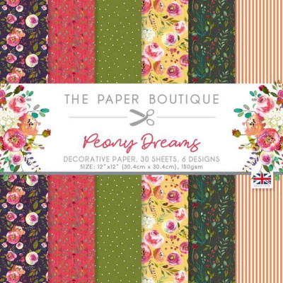 Peony Dreams 12x12 Paper Pad