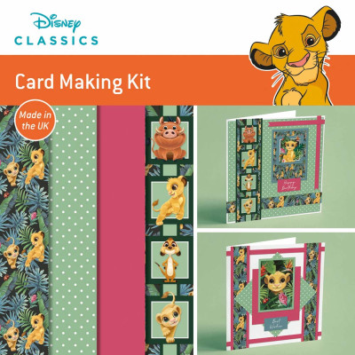 Card making kit 3 cards Lion King