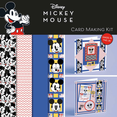 Card making kit 3 cards Mickey-Minnie
