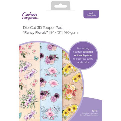 Crafters Companion Fancy topper pad - Fancy Florals