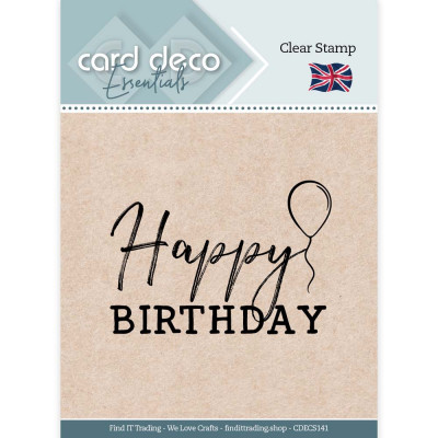 Clear stamp 141 Happy Birthday