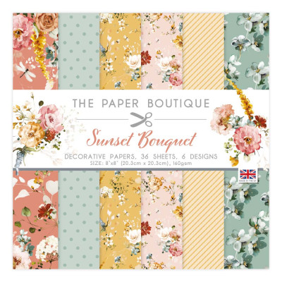 The Paper Boutique Sunset Bouquet Decorative Paper