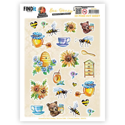 Bee Honey Stansvel Small Elements A