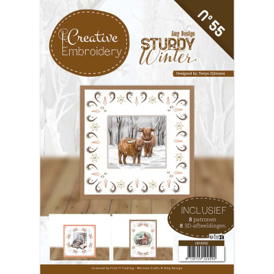 Creative embroidery borduurboek 055 Amy Design sturdy winter