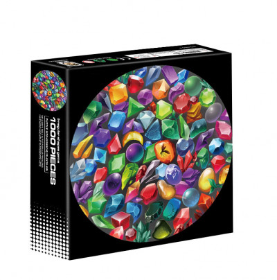 Legpuzzel rond Colorful Gems