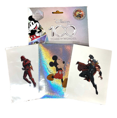 Disney 100 jaar Crystal Art blind bag met 3 stickers - Wishupon
