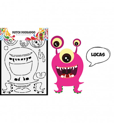 Dutch DoobaDoo Art Built up Monster Lucas