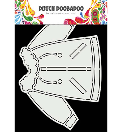 DutchDooBaDoo Card Art Kerstjas A5