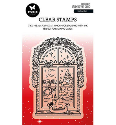 BL Clear stamp Snowy day by Laurens