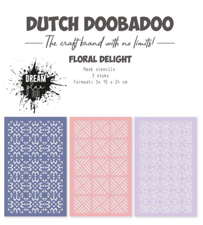 Dutch DooBaDoo mask Art Floral Delight
