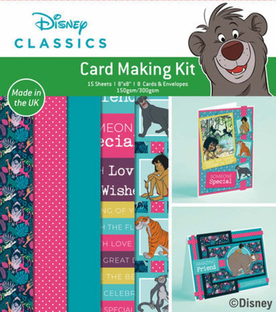Card making kit 8 cards Jungle Book