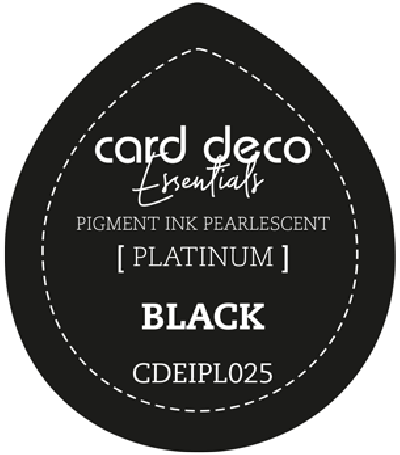 Pigment ink ink black fast drying pearlescent card deco ess