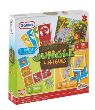 4-in-1 games - Jungle