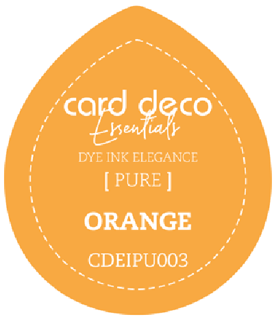 Dye Ink orange fade resistant card deco essentials
